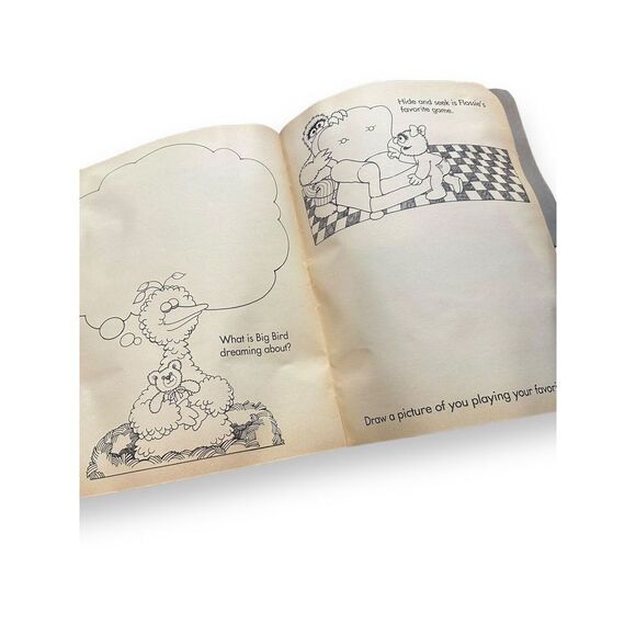 Vintage Sesame Street My Stories Write And Draw 1991 - Picture 5 of 5